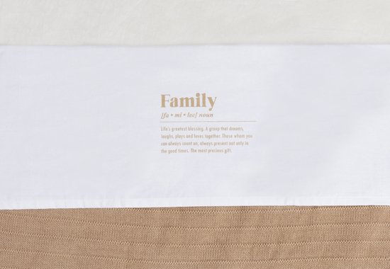 Wieglaken 75x100cm - Family - afbeelding 4