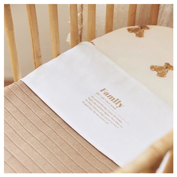 Jollein Baby Laken Wieg 75x100cm - Family