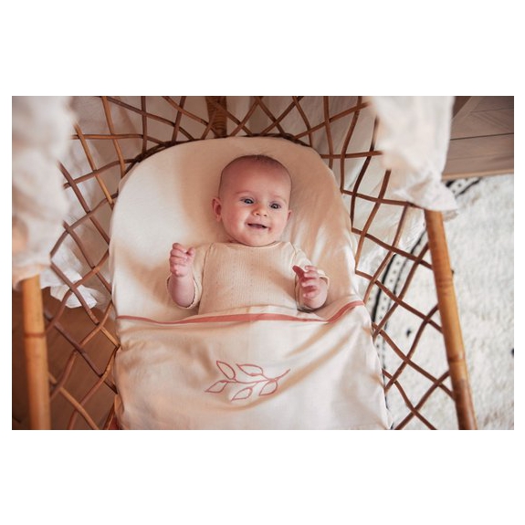 Jollein Baby Laken Wieg 75x100cm Meadow - Rosewood