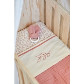 Jollein Baby Laken Wieg 75x100cm Meadow - Rosewood