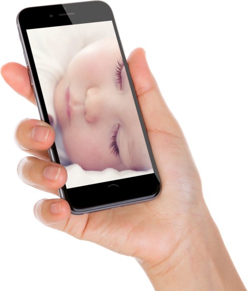 IVM-100 wifi babyfoon met camera | gratis app| Wit