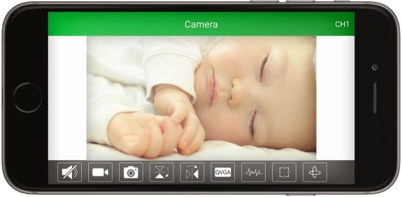 IVM-100 wifi babyfoon met camera | gratis app| Wit