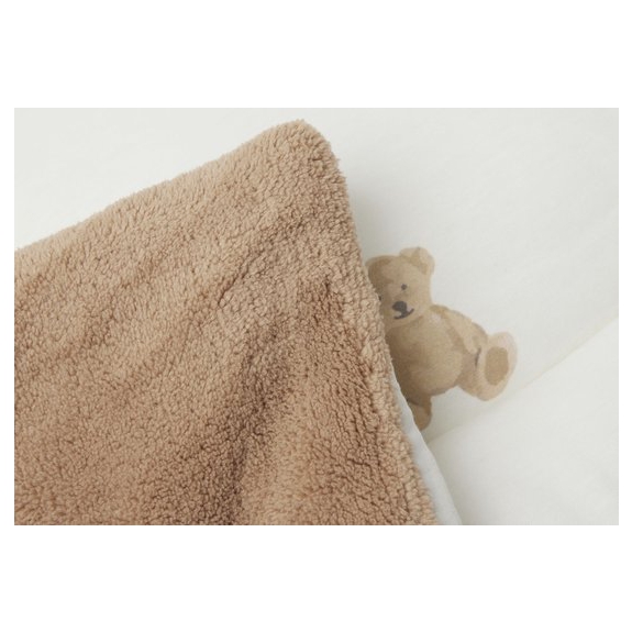 Jollein Boxkleed 75x95cm - Teddy Bear