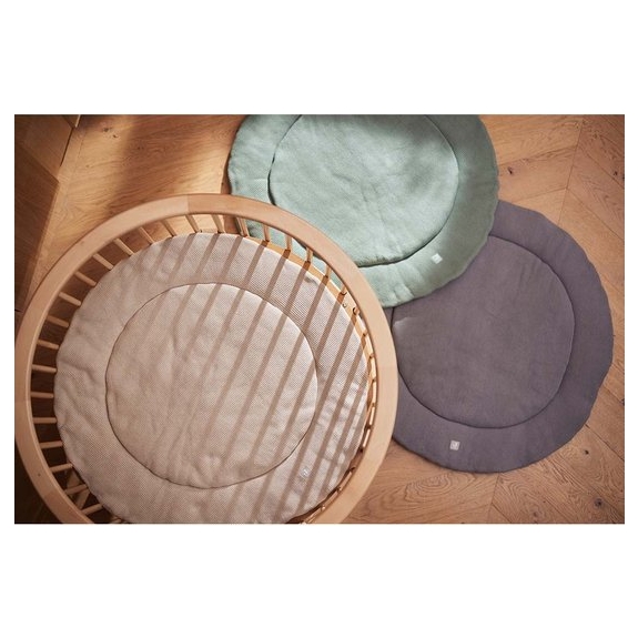 Jollein Boxkleed Rond ⌀ 95cm Basic Knit - Nougat