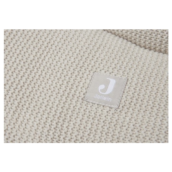 Jollein Boxkleed Rond ⌀ 95cm Basic Knit - Nougat