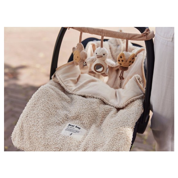 Jollein Voetenzak voor Autstoel & Kinderwagen Boucle - N