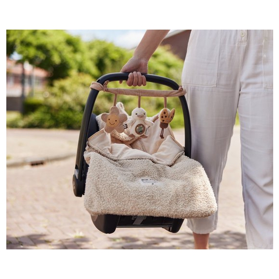 Jollein Voetenzak voor Autstoel & Kinderwagen Boucle - N