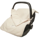 Voetenzak voor Autstoel & Kinderwagen Boucle - Naturel