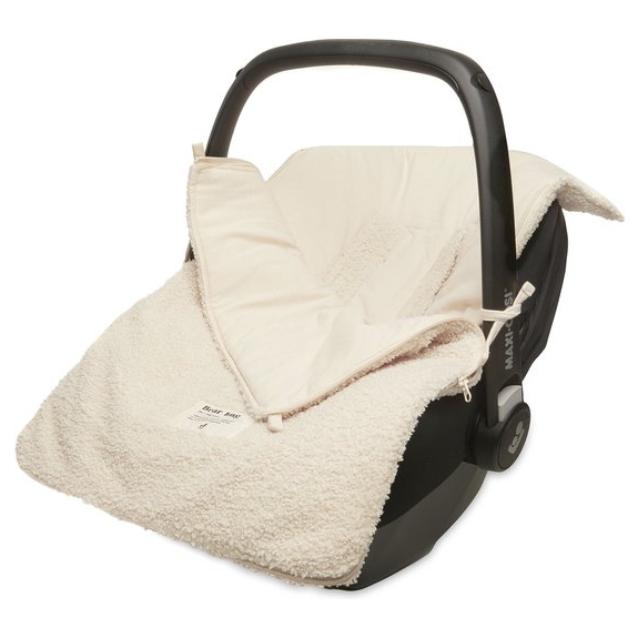 Jollein Voetenzak voor Autstoel & Kinderwagen Boucle - N