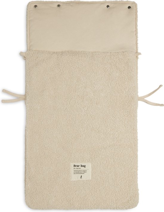 Voetenzak voor Autstoel & Kinderwagen Boucle - Naturel - afbeelding 8