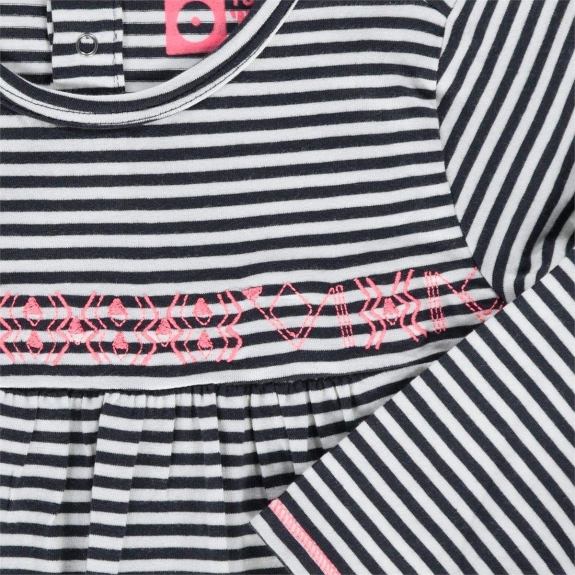 Tumble 'n dry Jurk Tijsje - cloud dancer - Maat 74