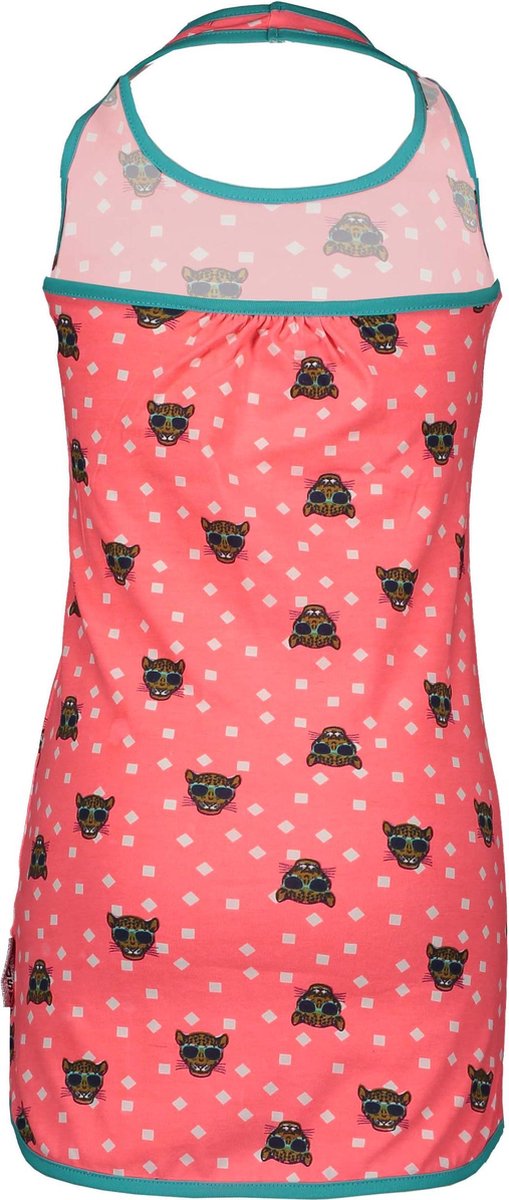 Meisjes Jurk - tiger dots - Maat 140 - afbeelding 2