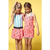 B.Nosy Meisjes Jurk - tiger dots - Maat 140