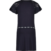 Like FLO jersey jurk kant - donkerblauw - Maat 116
