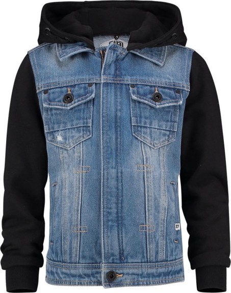 Vingino Jongens Spijkerjas Figo- Blue Vintage - Maat 140