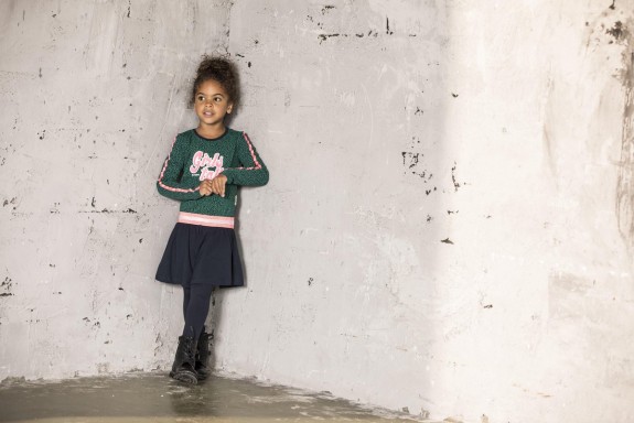 B.Nosy Meisjes jurk - emerald groen - Maat 146/152B.Nosy