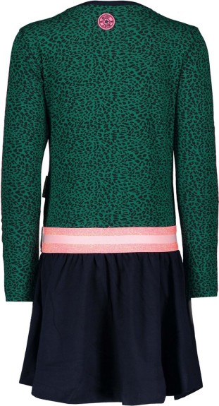 B.Nosy Meisjes jurk - emerald groen - Maat 146/152B.Nosy