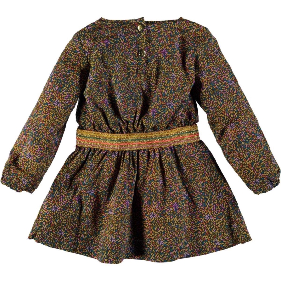 Kidz-Art Meisjes Jurk - chrysant - Maat 86 