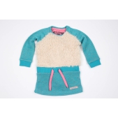 Moodstreet Jurk - turquoise - Maat 86