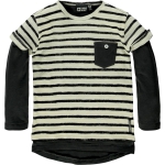 jongens T-shirt Kaine - Ecru - Maat 128