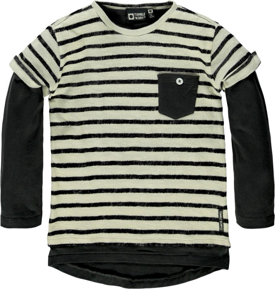 jongens T-shirt Kaine - Ecru - Maat 128
