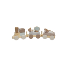 Jollein Houten Speelgoedtrein 45x12cm Farm Boerderij