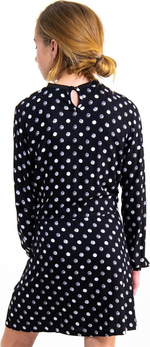 Meisjes jurk - off black - Maat 164/170 - afbeelding 3