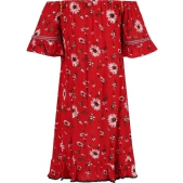 Vingino Meisjes Jurk Primma - Red Lollipop - Maat 140