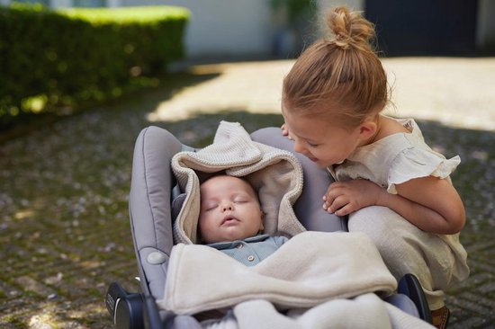 Voetenzak voor Autostoel - Basic Knit Nougat - afbeelding 3