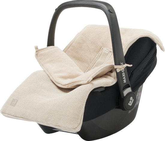 Voetenzak voor Autostoel - Basic Knit Nougat - afbeelding 6