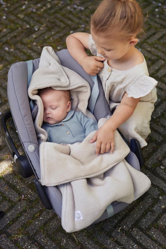 Voetenzak voor Autostoel - Basic Knit Nougat - afbeelding 8