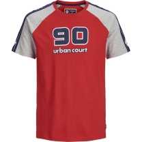 JACK&JONES JUNIOR T-shirt - Chinese Red - Maat 176