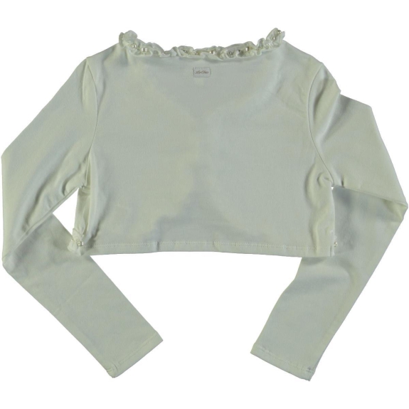 Le Chic Meisjes Vest - off white - Maat 104