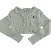 Le Chic Meisjes Vest - off white - Maat 104