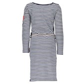 NONO Meisjes Jurk - Navy - Maat 122/128