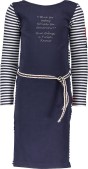 NONO Meisjes Jurk - Navy - Maat 122/128