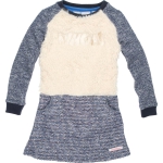 Meisjes Jurk - Navy - Maat 110