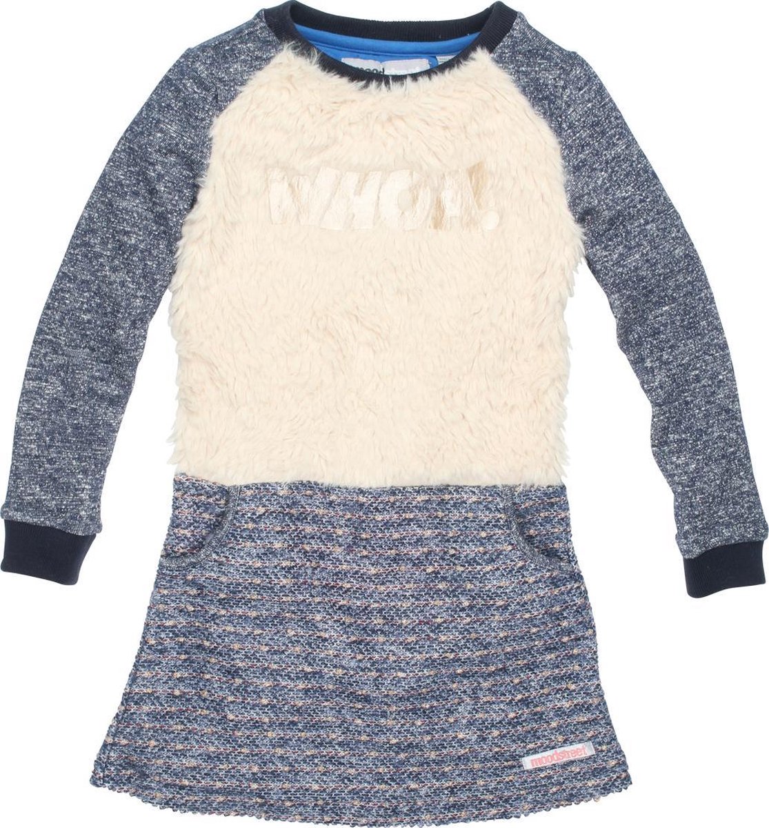 Meisjes Jurk - Navy - Maat 110
